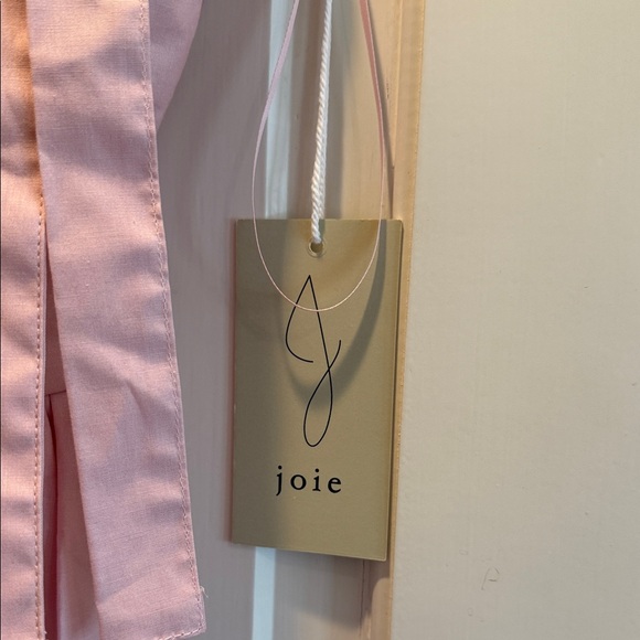 Joie pink floral sundress with shoulder ties and side pockets!🌺 size Small NWT - Picture 2 of 6